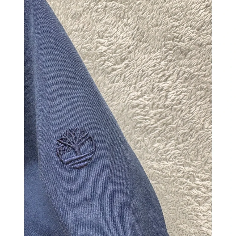 Timberland Field‎ Jacket Mens Large Blue Long Sleeve Hyvent Water Repellent